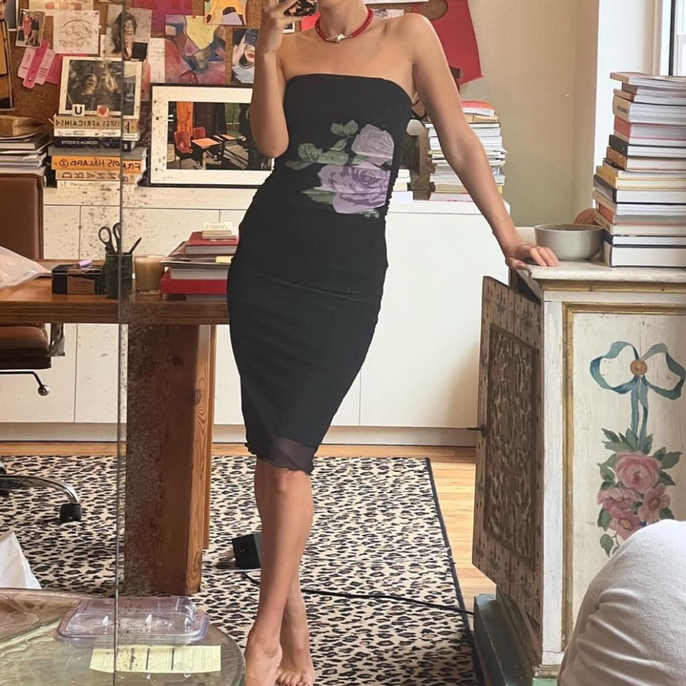 Rouje Anaia rose dress